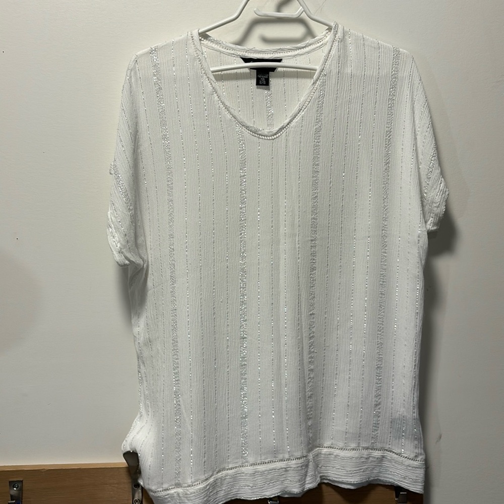 Charlie Paige white top
